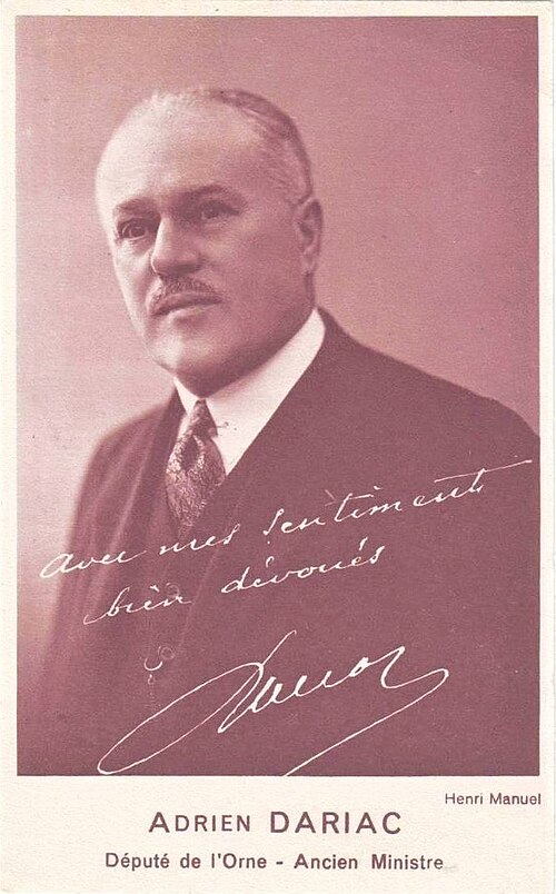 Portrait d'Adrien Dariac