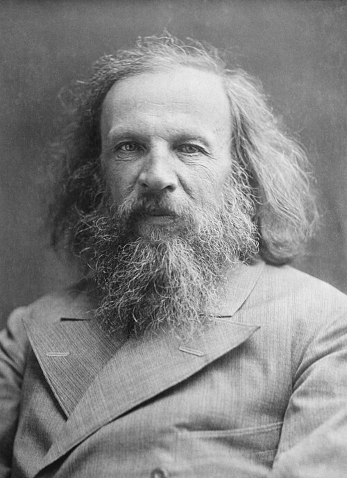 Portrait de Dmitri Mendeleïev