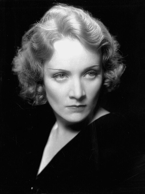 Portrait de Marlène Dietrich