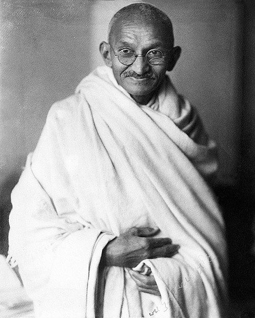Portrait de Mohandas Karamchand Gandhi